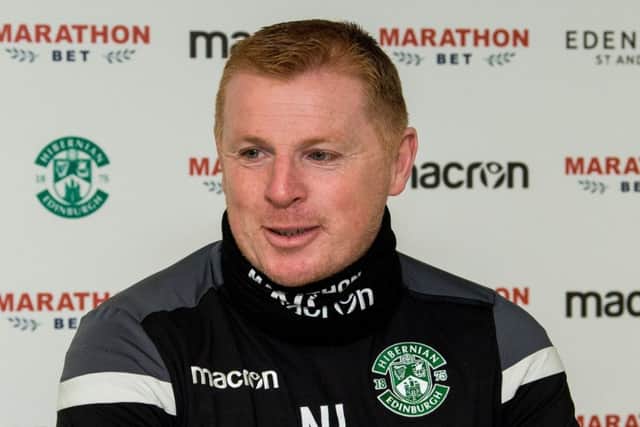 Hibs boss Neil Lennon has had his say on the Steven MacLean incident. Pic: SNS