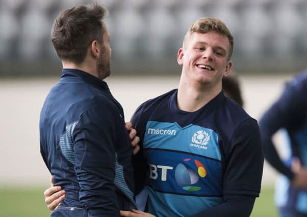 Darcy Graham, right, has impressed Scotland coach Gregor Townsend