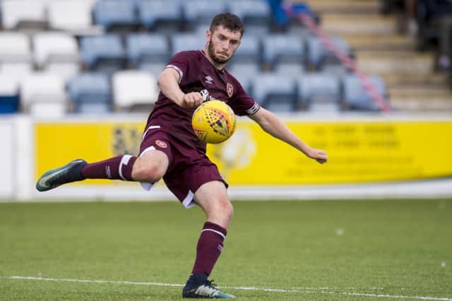 Hearts youngster Aidan Keena was sent out on loan in August. Picture: SNS