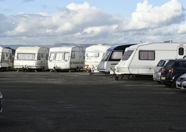 Portobello residents are unhappy about the campervans and caravans at the Kings Place car park.