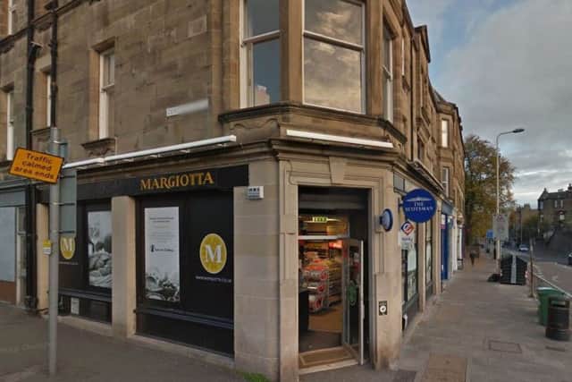 The armed suspect targeted Margiotta's on Comiston Road on Halloween night. Picture: Google Maps