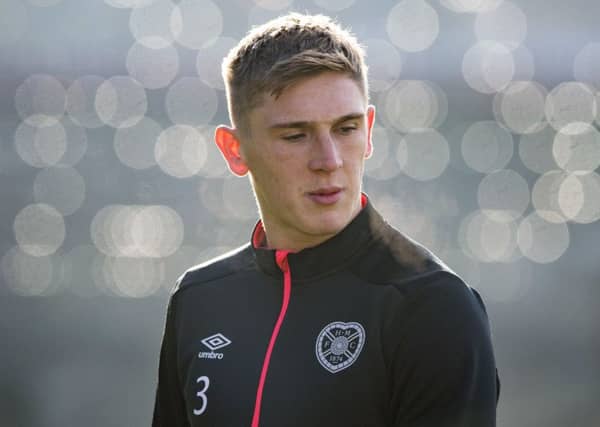 Jimmy Dunne has impressed at Hearts since arriving on loan from Burnley. Pic: SNS