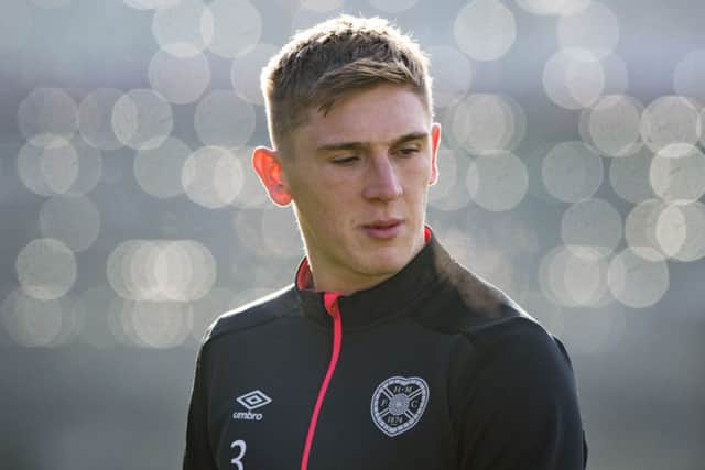Jimmy Dunne has impressed at Hearts since arriving on loan from Burnley. Pic: SNS