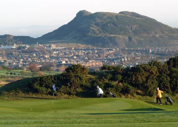 Mortonhall Golf Course has some of the best backdrops. Picture: JP