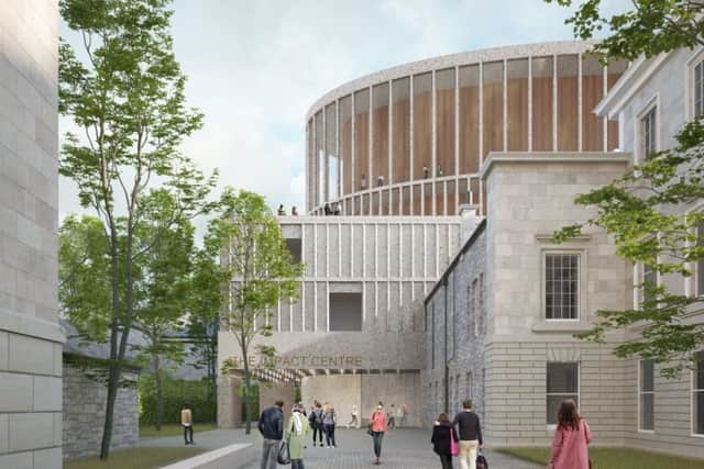 An artist's impression shows the plan for the purpose-built concert hall at the Capital's new St James Quarter.