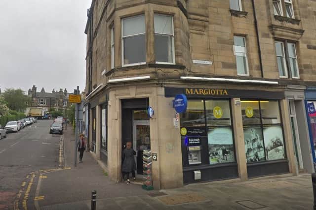 Margiotta food store on Comiston Road.