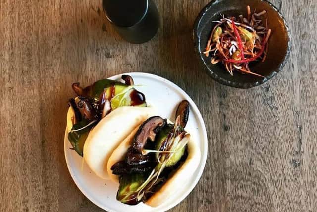 The Shiitake, Pickled Cucumber and Hoisin Bao. Pic: Lucy Yu Facebook