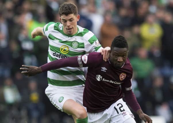 Hearts travel to Celtic looking to maintain their lead at the top of the Ladbrokes Premiership table. Picture: SNS