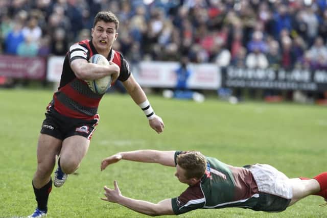 Edinburgh rugby star Hoyland has also played four times for the national side. Picture Ian Rutherford