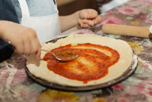 Pizza making was one of the activities used to distract potential troublemakers from misbehaving.