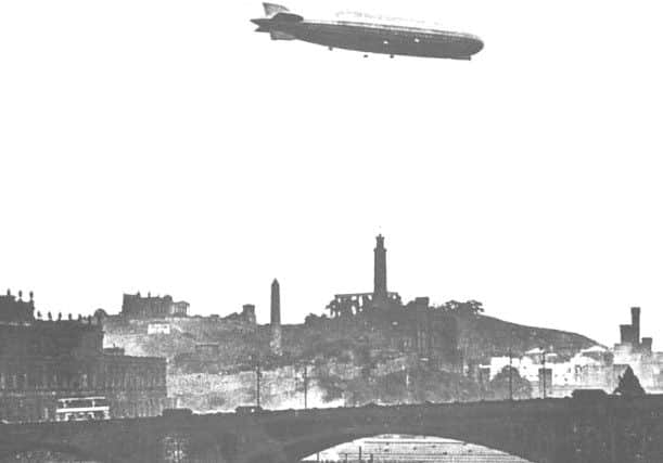 On the evening of 2 April 1916 German zeppelins attacked Edinburgh. Picture: Contributed