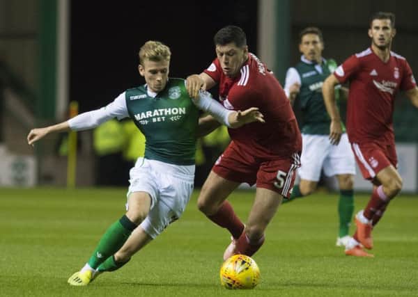 There has been little between Hibs and Aberdeen so far this season