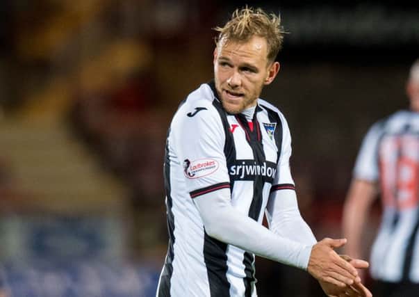 Malaury Martin is relishing football once again after moving from Hearts to Dunfermline on loan