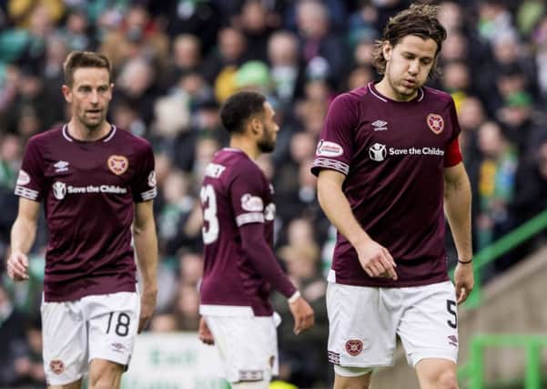 Hearts are only the third tallest Scottish Premiership team on average, despite opponents' descriptions of them as 'big and physical'. Picture: SNS Group