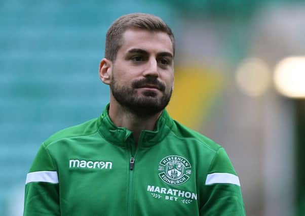 Charalampos Mavrias has signed a deal with Hibs until January