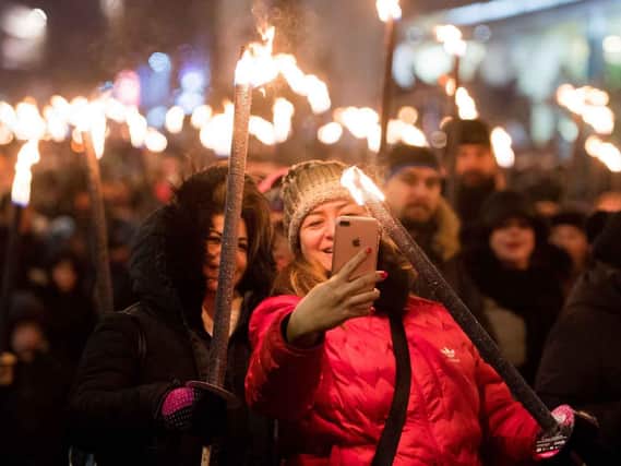 Edinburghs famous Torchlight Procession has become an annual must do for all ages.