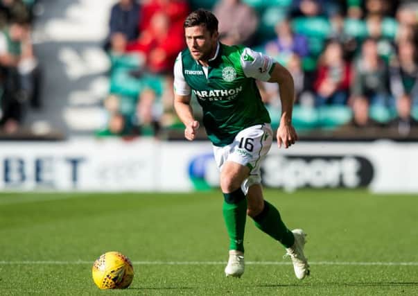 Lewis Stevenson has extended his stay at Hibs until 2021. Picture: SNS/Ross Parker