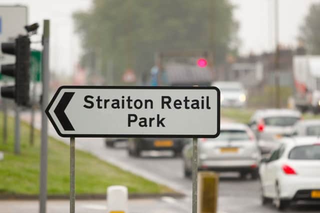 The robbery took place at Straiton retail park in Midlothian. Picture: TSPL