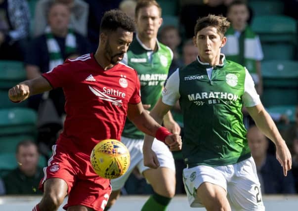 Emerson Hyndman, right, will be absent for the trip to Aberdeen. Picture: SNS