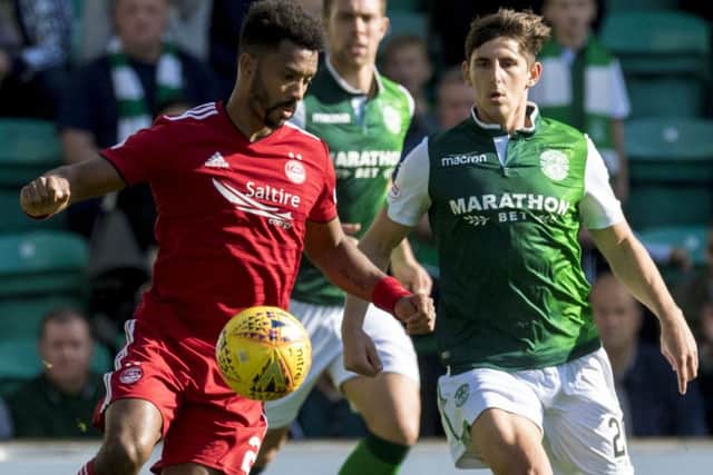 Emerson Hyndman, right, will be absent for the trip to Aberdeen. Picture: SNS