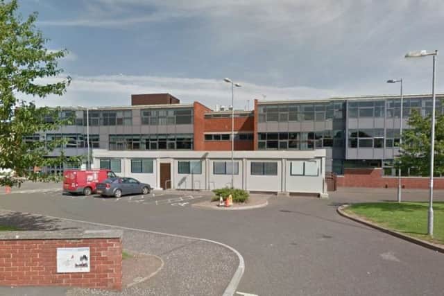 A new unisex toilet block in a £10million extension to Dunbar Grammar School has sparked a furious row on social media. Picture: Google Maps