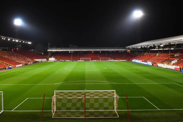 Hibs take on Aberdeen at Pittodrie. Picture: SNS/Ross Parker