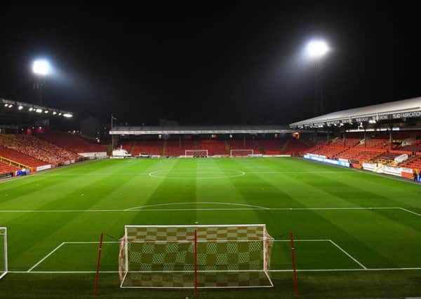 Hibs take on Aberdeen at Pittodrie. Picture: SNS/Ross Parker