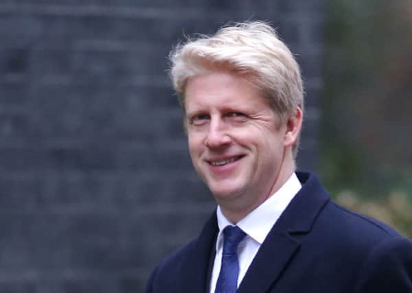 MP Jo Johnson leaves 10 Downing Street. Picture; Getty