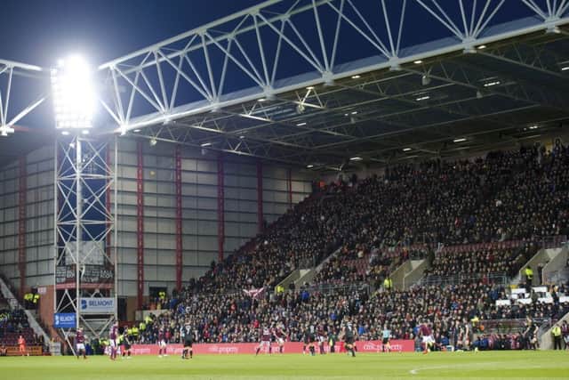 Hearts opened their new main stand 12 months ago and plan further improvements to fully modernise Tynecastle