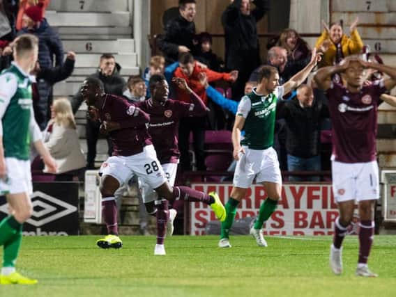 Hearts and Hibs have struggled in front of goal recently.