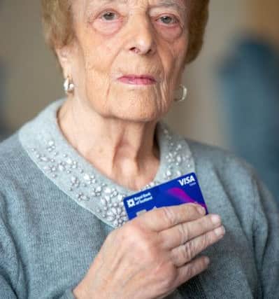 Bank woman silvia de Luca - 97 year old