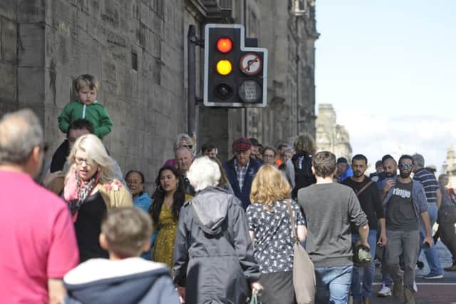 Edinburgh Festival 2017
. Edinburgh's worst
pinchpoint is probably the
intersection of the Bridges
with the Royal Mile. Pic: Neil Hanna Photography