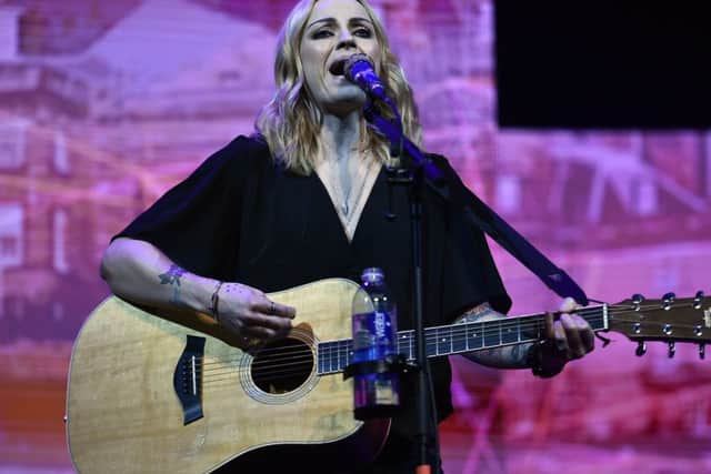 Amy Macdonald won the International Music Icon Award and performed in front of an 1,800-strong crowd at Usher Hall.