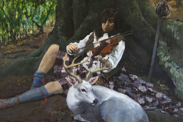 Outlaw James Macpherson as depicted by Chinese artist Qi Xing as part of the Glenfiddich Artists in Residence programme. PIC: Contributed/William Grant and Sons.