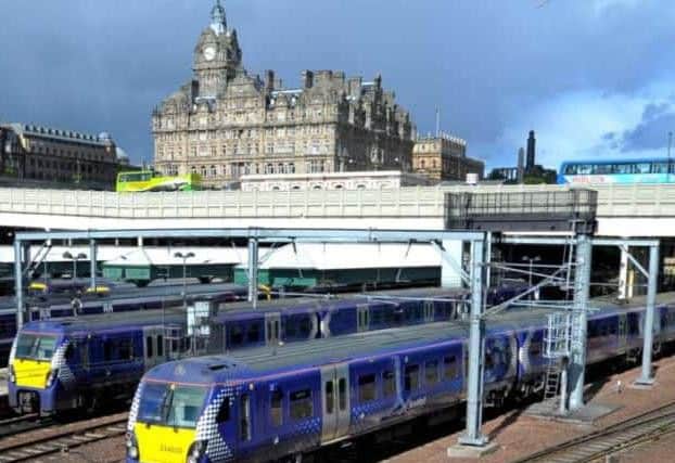 Incidents hitting punctuality included a signal fault at Edinburgh Waverley. Picture: Johnston Press