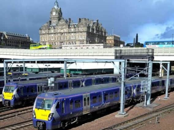 Incidents hitting punctuality included a signal fault at Edinburgh Waverley. Picture: Johnston Press