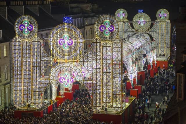 The official start to Edinburgh's Christmas. Picture: Ian Rutherford
