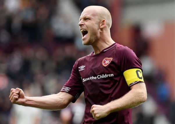Steven Naismith is edging closer to a return from a knee injury. Pic: SNS