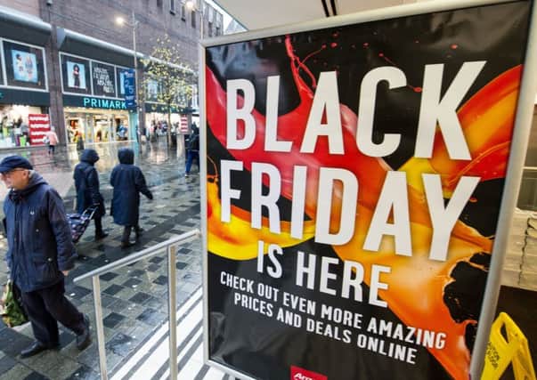 Nearly nine out of ten of last years Black Friday deals were cheaper or the same price at other times of the year, an investigation has revealed. Picture: John Devlin