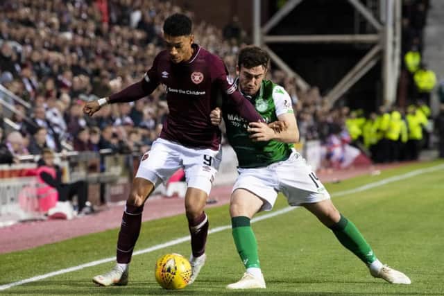 Hearts and Hibs recorded positive financial results for 2017-2018. Picture: SNS/Ross Parker