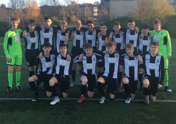 Leith Athletic Under-16s progressed in the Inspiresport Scottish Cup. Pic: TSPL