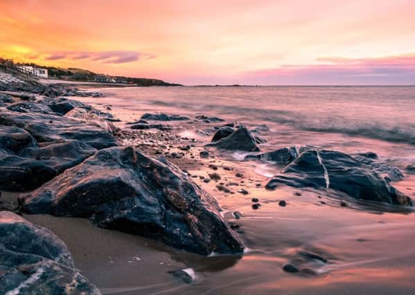 Sunset at the beach at Stonehaven in Aberdeenshire, an area  with one of the highest rates of people who understand and speak Scots. PIC: Creative Commons/Flickr/Giuseppe Milo.