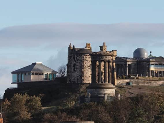 The Lookout has floor to ceiling glass walls, and is partially suspended over Calton Hills northwest slope (Photo: The Lookout)