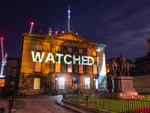 The projection across Dundas House. Pic: Supplied on behalf of RBS.