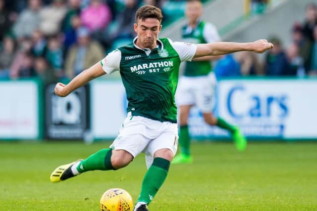 Stevie Mallan is fond of a strike from distance. Picture: SNS