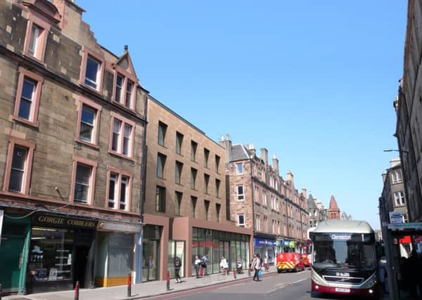 An artist's impression of the proposed housing.
