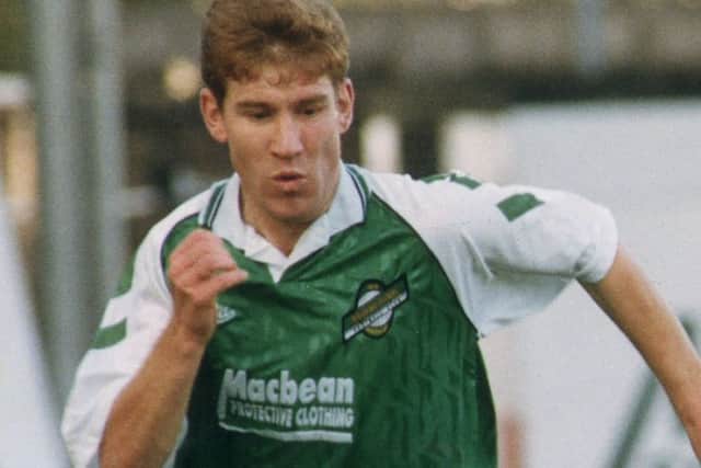 Keith Wright returned to Hibs in 1991 after being rejected by the club at 16