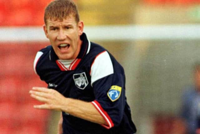 Keith Wright returned to Raith Rovers towards the end of his career