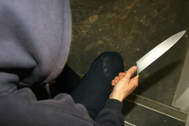 The numbers of criminals found carrying knives on Edinburgh streets has risen by more than a quarter. Picture: PA Wire