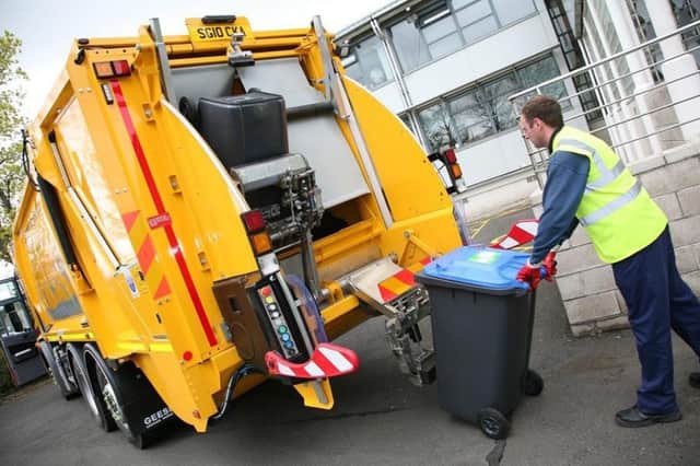 Council bin collections.